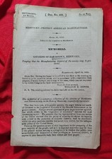 Bardstown, Kentucky Memorial 1832 Imprint picture