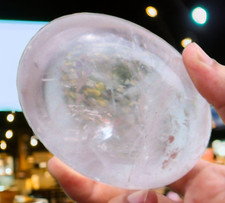 100MM Clear Quartz Crystal Lingam Natural Healing Crystal Meditation Lingam picture