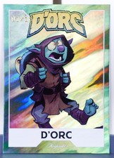 🔥2026 D'ORC ISSUE #1 KEEPSAKE TRADING CARD GREEN LAVA D'ORC #79 (#01/15)🔥 picture