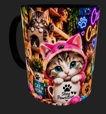 Crazy Cat Lady Coffee Mug.  (Make An Offer). Full Print. WYSWYG. picture