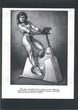 +++ SEXY WOMAN BY ROBERT CRUMB - A STAT WITH CRUMB'S HAND LETTERING picture