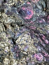 Covallite Chunk From Leonard Mine In Montana- Gorgeous Purple Color picture