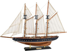 SAILINGSTORY Wooden Sailboat Model Ship Atlantic 20