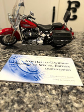 Franklin Mint 2008 Harley Davidson Firefighter 1:10 Model #54/2500 COA picture