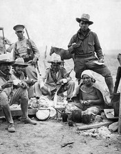 Mexico Cristero War civil war 1926 29 A rebel unit in North Mexico- Old Photo picture