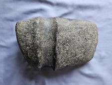HEAVY STONE AXE HEAD FULL GROOVE 7 INCHES ARTIFACT picture
