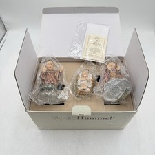 Studio Hummel Berta Hummel 1996 Mary Joseph Baby Jesus Figurines COA & Box 33501 picture