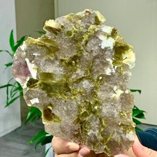 343G Natural gold Lepidolite Crystal Sample Flake Treatment - Museum Grade picture