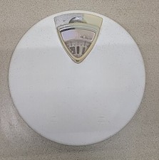 Vintage Brearley Company Counselor White With Gold Specks Bathroom Scale Works picture