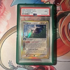 2005 POKEMON EX DELTA SPECIES #11 METAGROSS-HOLO PSA 9 picture