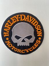 Harley Davidson Willie G Skull Embroidery 10 Inches PATCH Motorcycle Biker Patc picture