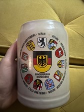 German Beer Stein 0.5L Kulmbacher Deutschland Crest Mug Ceramic Vintage 1970-90s picture