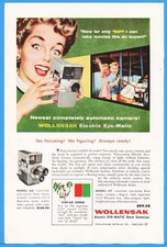 1958 Wollensak Optical Co Model 46 Electric Eye-Matic 8mm Movie Camera Print Ad picture