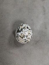 NATURAL RAINFOREST RHYOLITE STONE HAND CARVED EGG 2” picture