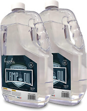 (2 pack)HYOOLA 1-Gallon Liquid Paraffin Lamp Oil -Clear Smokeless Odorless Clean picture