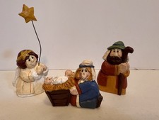 VTG Set of 3 Midwest Of Cannon Falls Eddie Walker Small Nativity Figurines picture