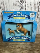 1995 Vintage Ertl Farm Country Mustang Mare with Foal New in Package Horse picture