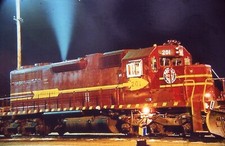 Duplicate Train Slide Missabe SD-38 #201 04/13/1994 Proctor MN picture