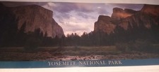 1980s Vintage Yosemite National Park Poster 12 × 36 Inches ( No Pin Holes ) picture