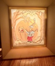 Vintage Peter Peter Pumpkin Eater Portable Lamp By Vinson Levinson Mfg - Rare picture