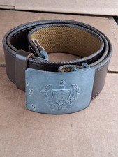 Vintage Cuban Army Field Belt & Buckle Cold War 1983 Grenada Invasion Bring Back picture