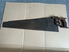 Rare Vintage G H Buck 1859-90 24” 5 tpi Woodworking Saw edgeware rd picture