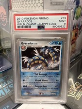 Gyarados Promo - 2010 World Championship - Happy Luck - PSA 9 - POP 23 - LOW POP picture