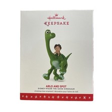 2016 Hallmark Keepsake Disney Pixar The Good Dinosaur Arlo And Spot Ornament picture