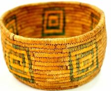 Vintage Tohono O'odham Papago Yucca and Bear Grass 23 Coil Basket 7