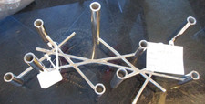 West Elm taper candle holder silver color New with tag picture