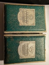 Vintage PIATNIK Vienna Kingsbridge 2 Deck Set Playing Cards 24 KT Gold Tipped picture