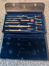 Vintage Keuffel & Esser K&E KEY Drafting Instrument Set German Bavaria Leather picture