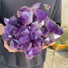 11.3lb Rare Natural Amethyst quartz crystal cluster specimen Healing from Congo picture