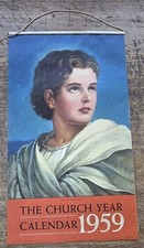 1959 Church Year Calendar Muhlenberg Press Biblical Daily Readings Mint Complete picture