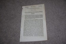 1828 Report on Road from Penobscot River ME to New Brunswick Government Document picture