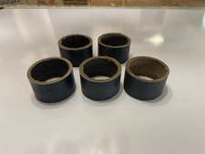 RARE Lot of (5) Random Black Celluloid Audio Cylinders for 1920s Talking Dolls picture