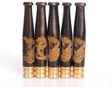 Reusable Handmade Dragon Carving Smoke Tobacco Filter Cigarette Holder Gift picture