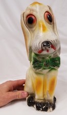 Antique Chalkware Dog Bank picture