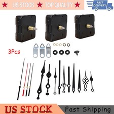 3 Set DIY Wall Quartz Clock Movement Mechanism Replacement Repair Tool Parts Kit picture