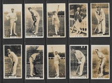 Wills 1926 ENGLISH CRICKETERS set cigarette cards (EC8) picture