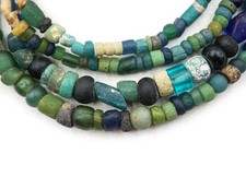 Ancient Excavated Djenne Beads 4-9mm African Antique Roman Glass (1714B538) picture