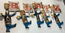 RARE Blatz Beer Sign Baseball Guys Sign 5 Separate Signs HARD TO FIND picture