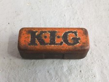 Vintage French KLG Single Spark Plug Tin, (KL30) picture