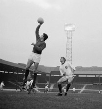 Football English league 1960s Manchester United goalkeeper Pat Dun- Old Photo picture