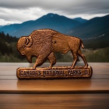 RARE 1928 Canadian National Parks Pass Badge (Copper) picture