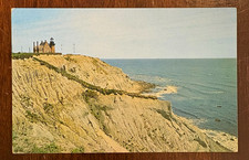 Tomlin Art Co. Block Island RI Lighthouse Photochrome Postcard Unposted picture