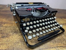 Excellent Serviced 1928 Royal P Model 1st Gen Portable Typewriter New Platen picture