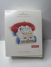 2009 Hallmark Keepsake Fisher-Price Chatter Telephone  Ornament New- picture