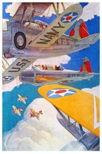 Midcentury US Navy Aviation Poster - Stunning 24x36” Print 🛩️🗞️ 200gsm Paper picture