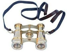 4 inches Vintage Solid Brass Binoculars -Vintage Nautical Decor Binoculars picture